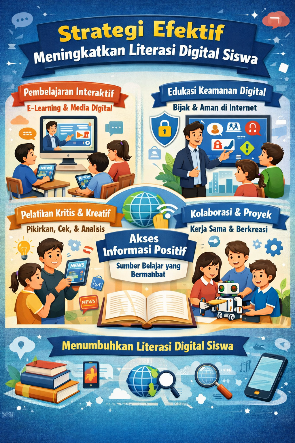 Strategi Efektif Meningkatkan Literasi Digital Siswa
