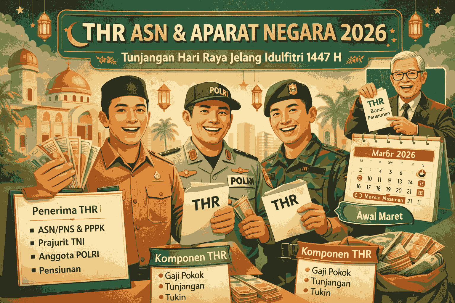THR ASN dan Aparat Negara 2026: Aturan dan Jadwal