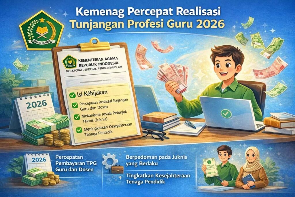 Kemenag Percepat Realisasi Tunjangan Profesi Guru 2026