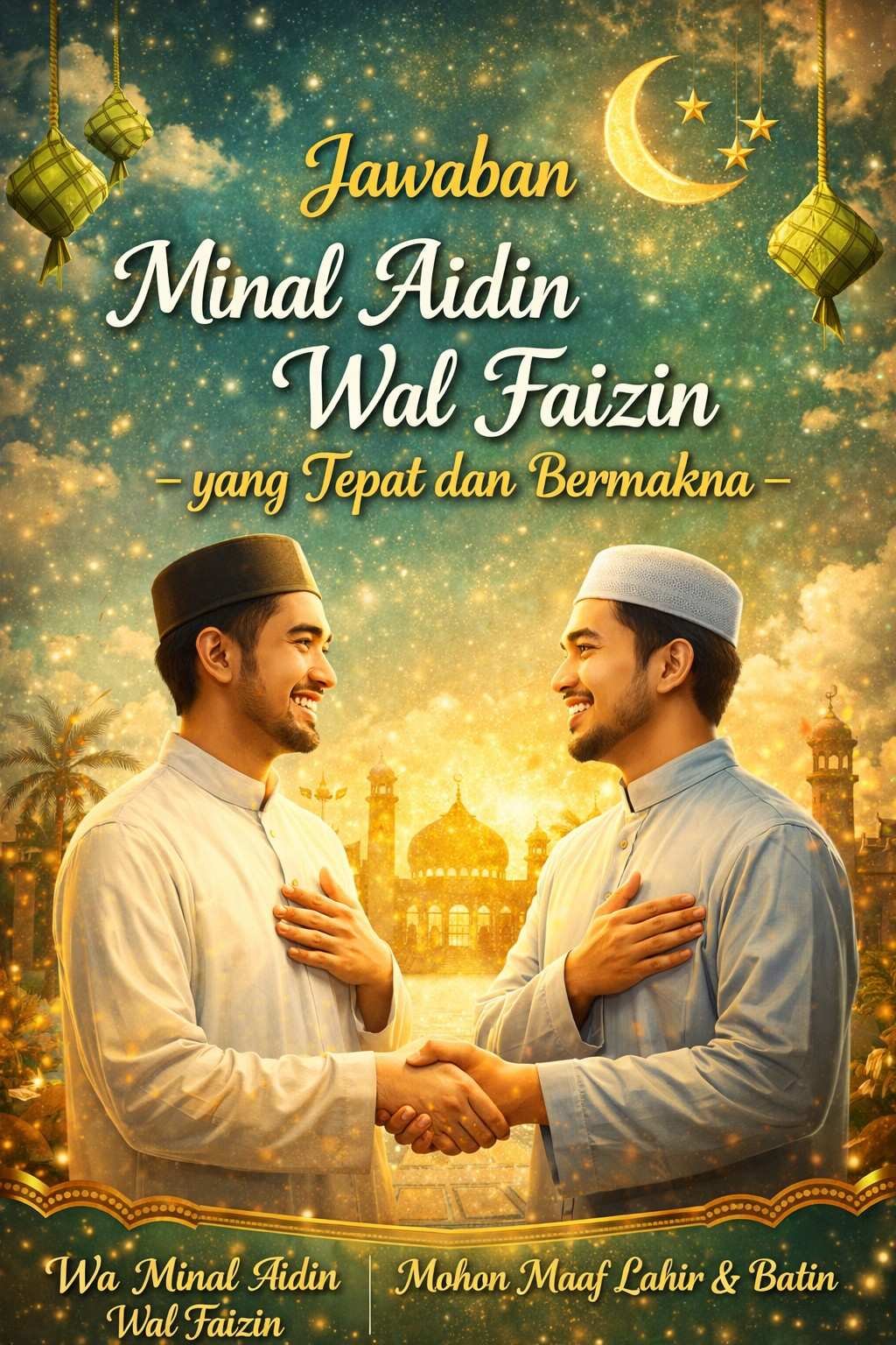 Jawaban Minal Aidin Wal Faizin yang Tepat dan Bermakna