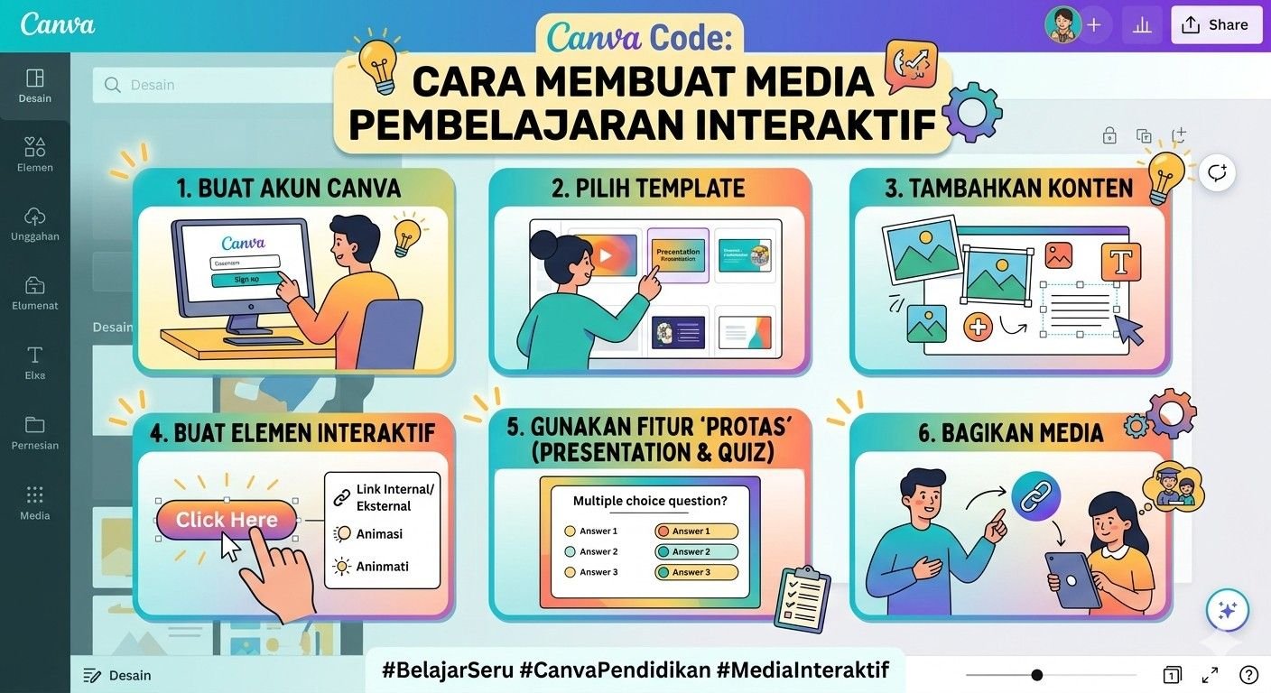 Canva Code: Cara Membuat Media Pembelajaran Interaktif