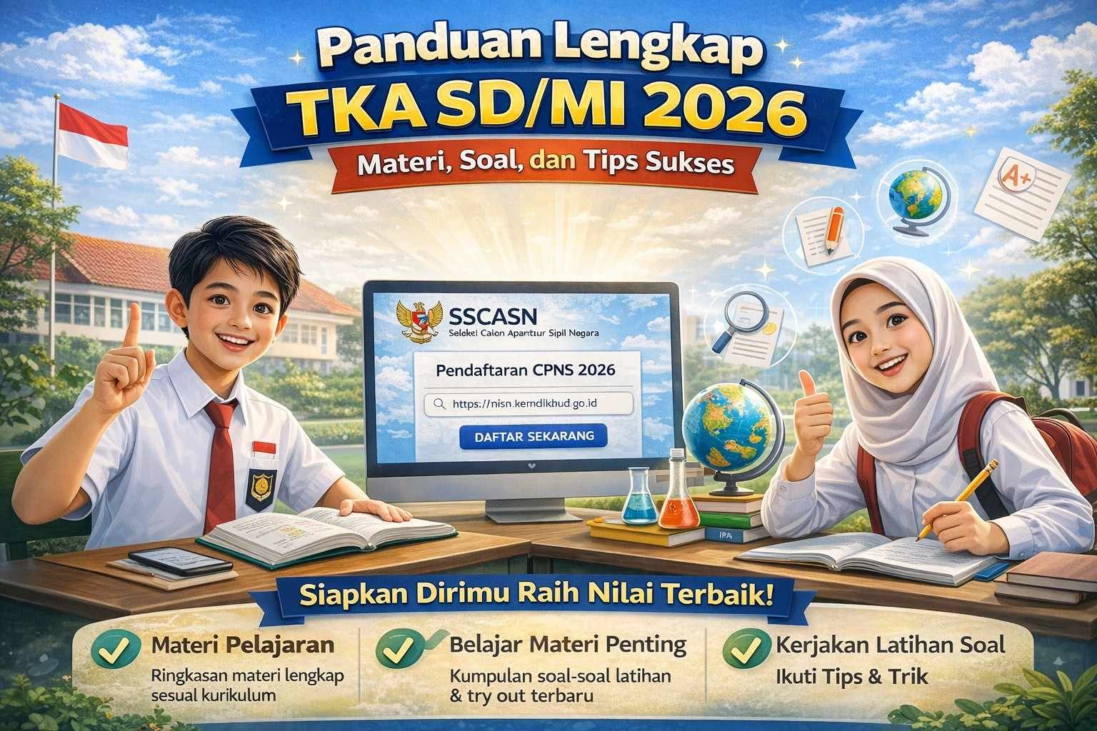 Panduan Lengkap TKA SD/MI 2026: Materi, Soal, dan Tips Sukses