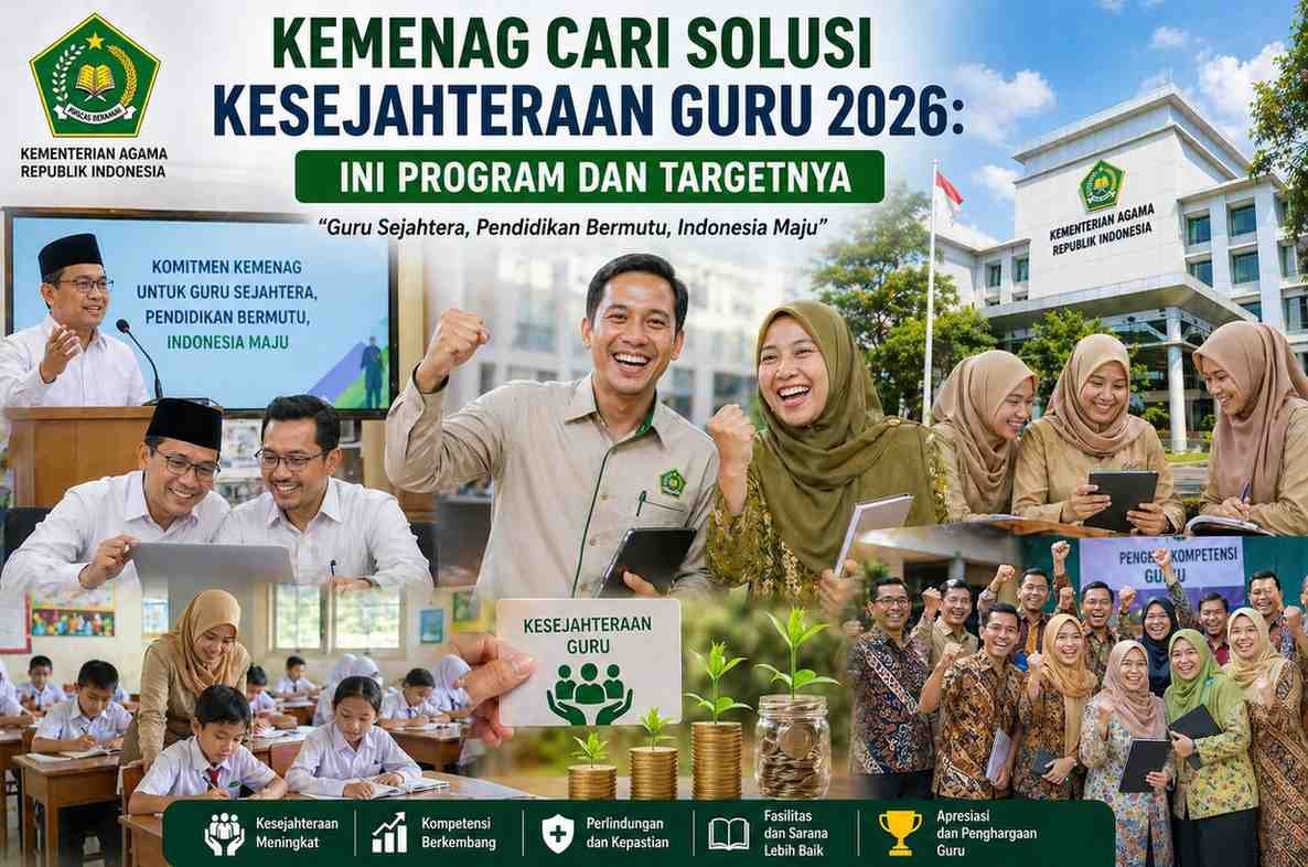 Kemenag Cari Solusi Kesejahteraan Guru 2026: Ini Program dan Targetnya