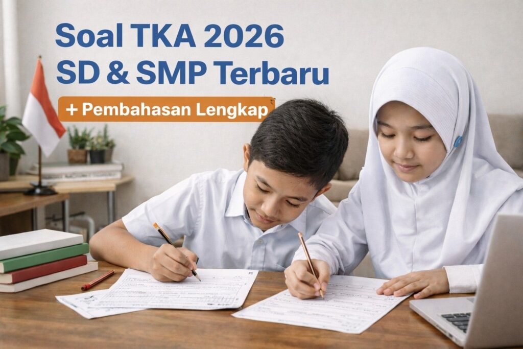 Soal TKA 2026 SD & SMP Terbaru + Pembahasan Lengkap