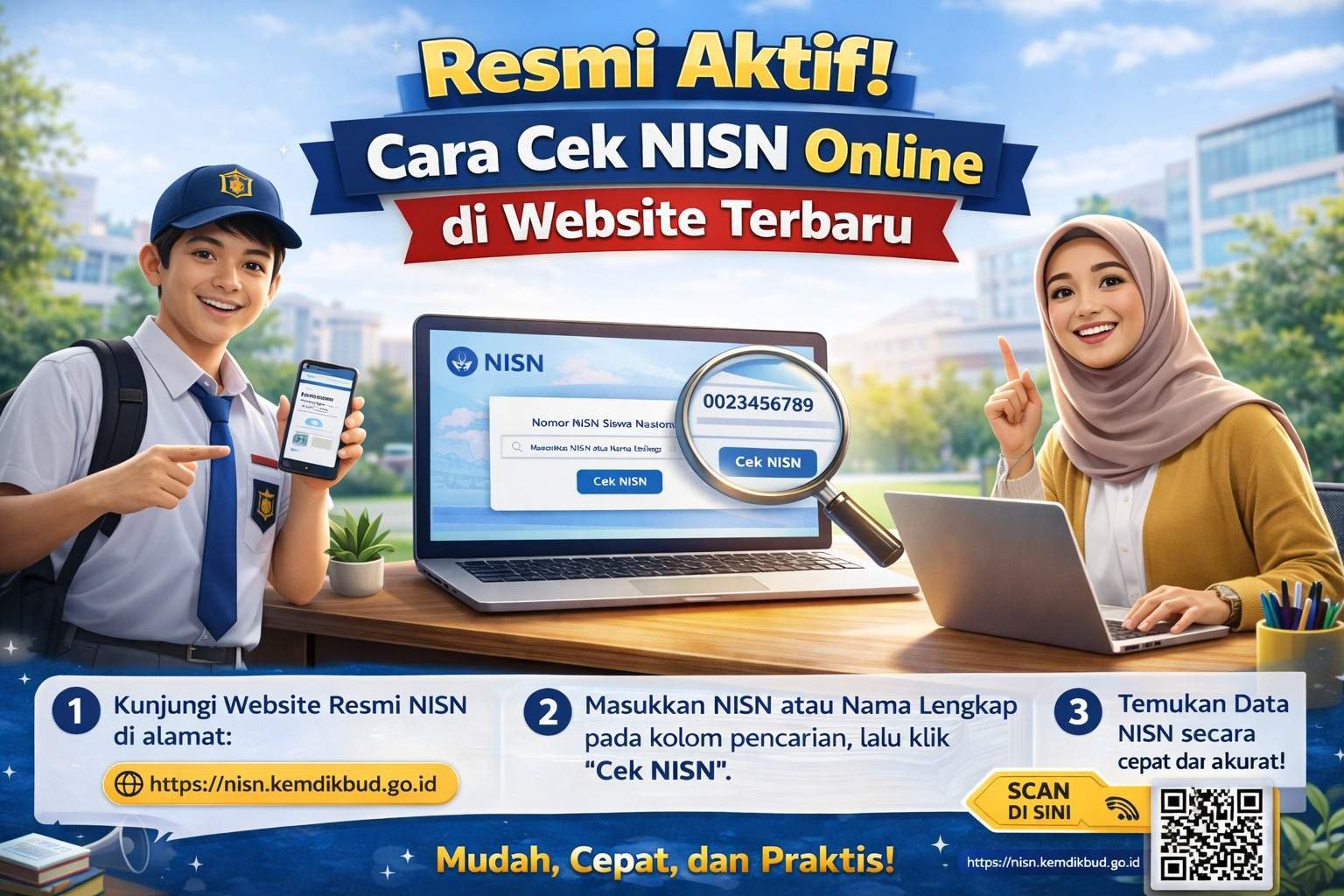 Resmi Aktif! Cara Cek NISN Online di Website Terbaru
