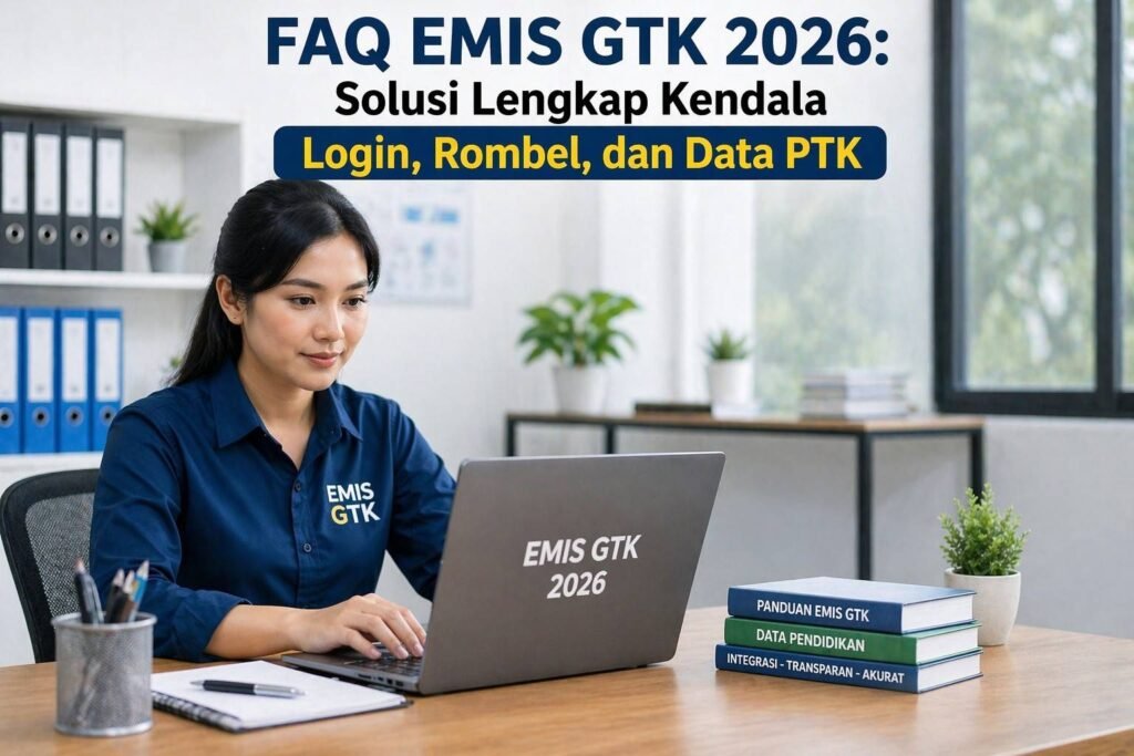 FAQ EMIS GTK 2026: Solusi Lengkap Kendala Login, Rombel, dan Data PTK