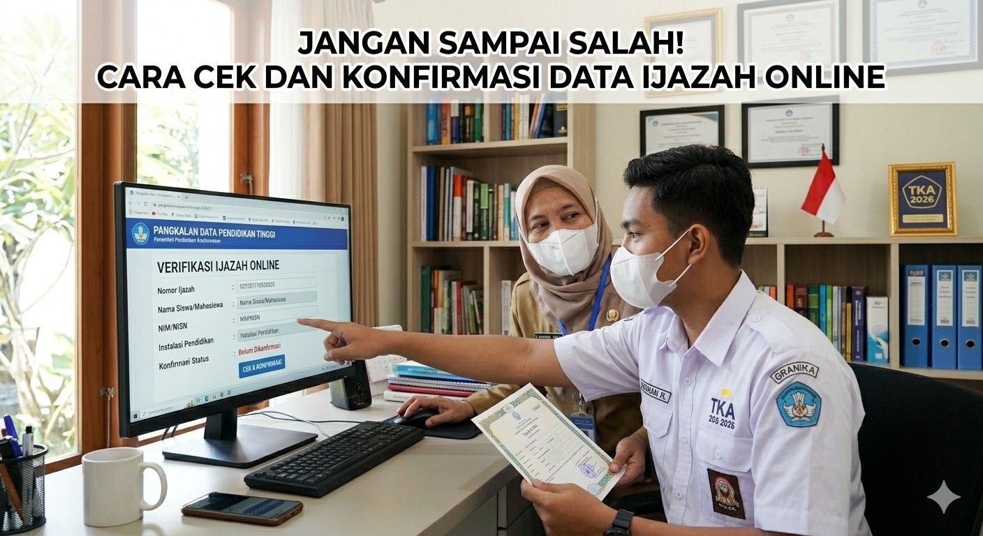 Jangan Sampai Salah! Cara Cek dan Konfirmasi Data Ijazah Online