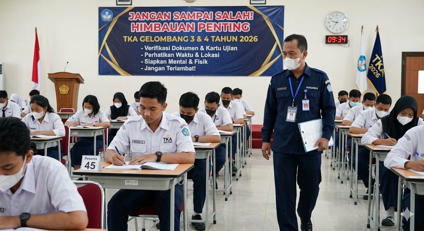 Jangan Sampai Salah! Himbauan Penting TKA Gelombang 3 & 4 Tahun 2026