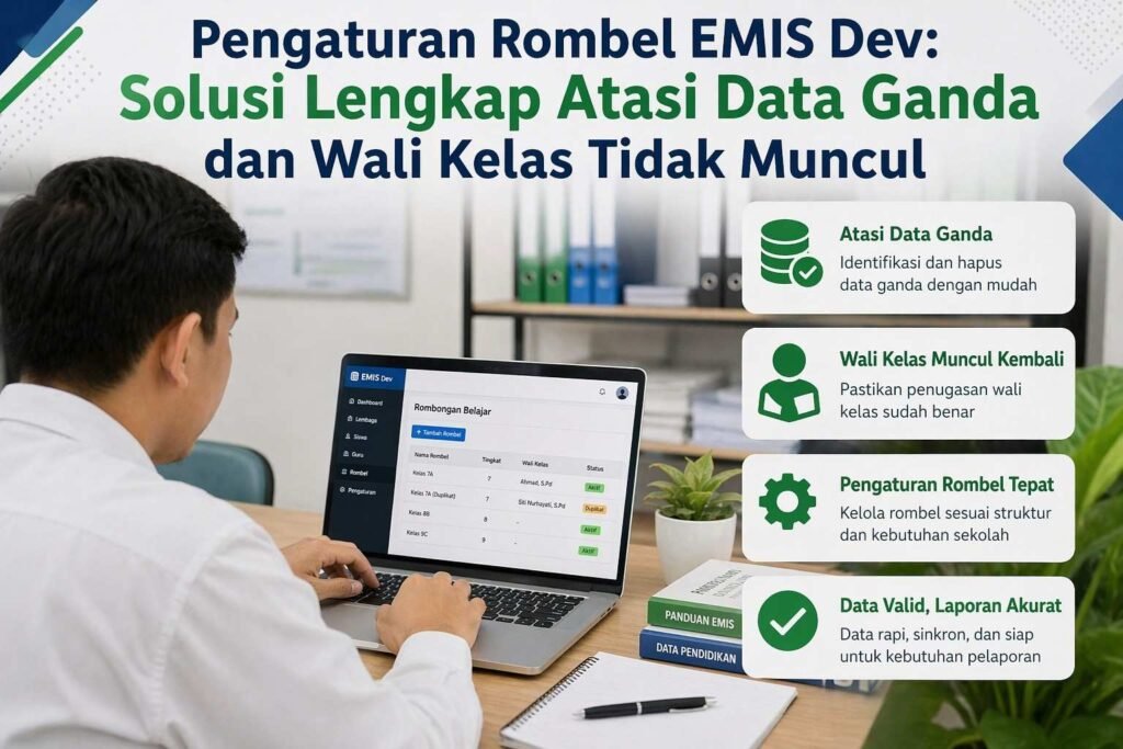 Pengaturan Rombel EMIS Dev: Solusi Lengkap Atasi Data Ganda dan Wali Kelas Tidak Muncul