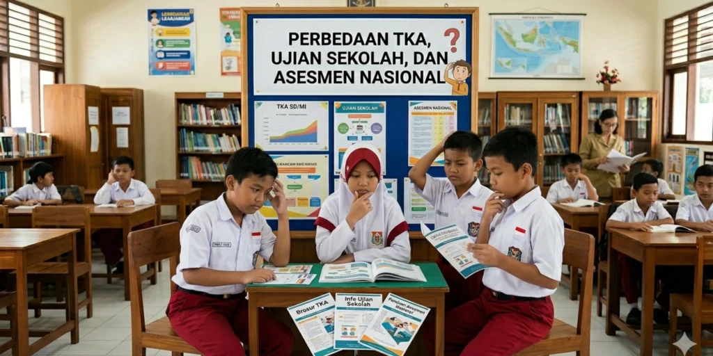 Perbedaan TKA, Ujian Sekolah, dan Asesmen Nasional