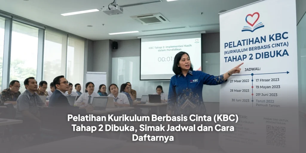 Pelatihan Kurikulum Berbasis Cinta (KBC) Tahap 2 Dibuka, Simak Jadwal dan Cara Daftarnya
