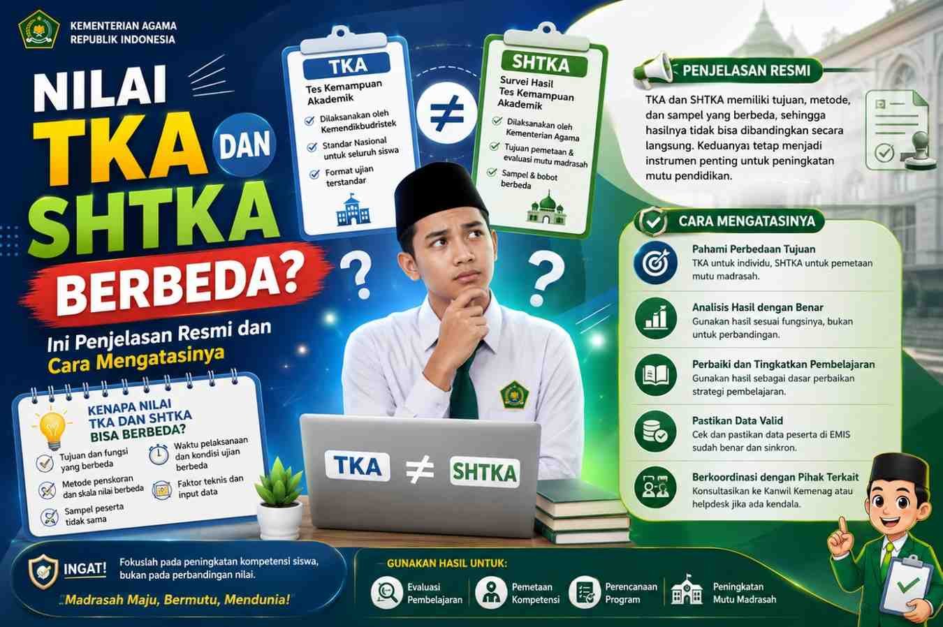 Nilai TKA dan SHTKA Berbeda? Ini Penjelasan Resmi dan Cara Mengatasinya