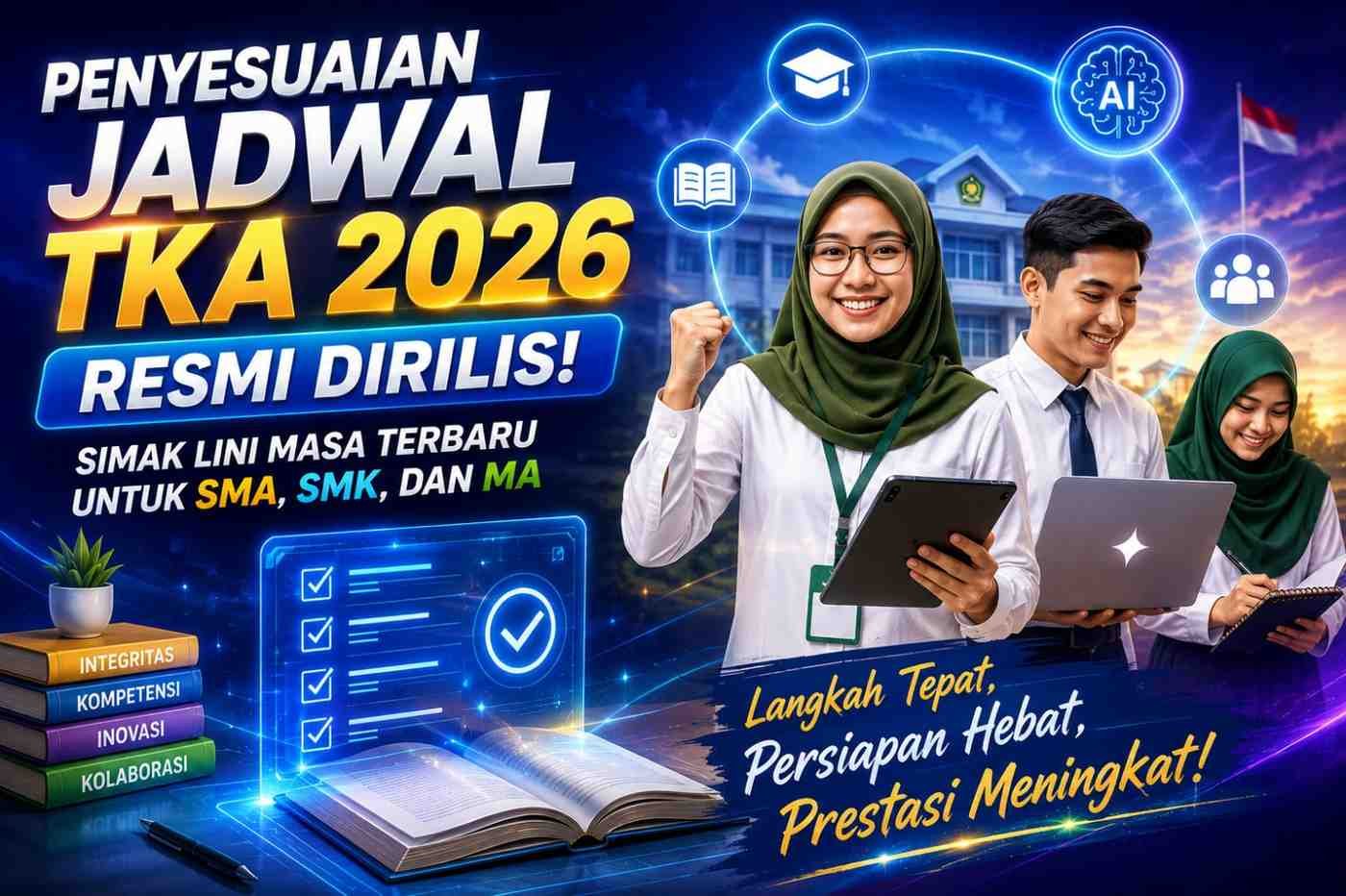 Penyesuaian Jadwal TKA 2026 Resmi Dirilis, Simak Lini Masa Terbaru untuk SMA, SMK, dan MA