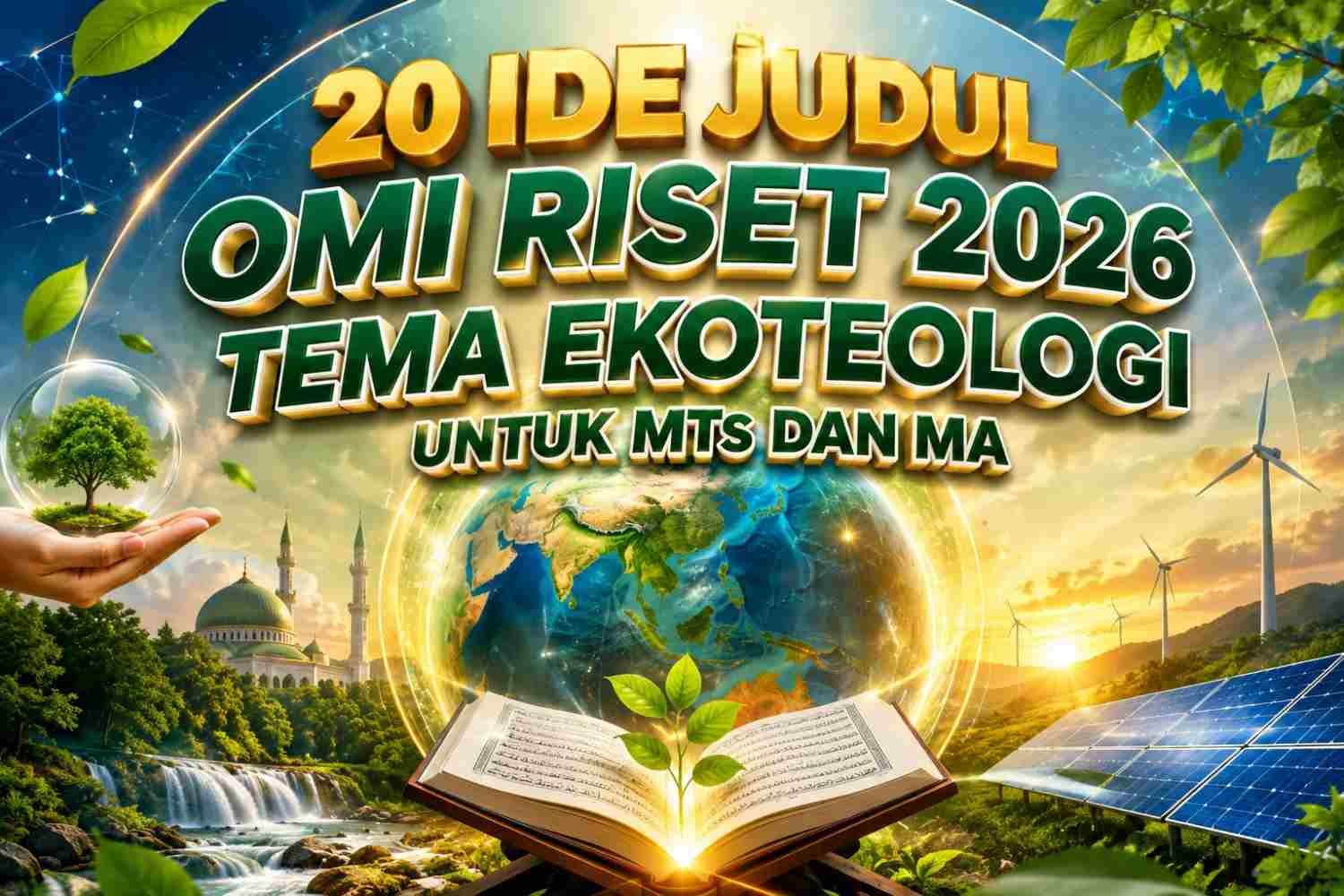 20 Ide Judul OMI Riset 2026 Tema Ekoteologi untuk MTs dan MA