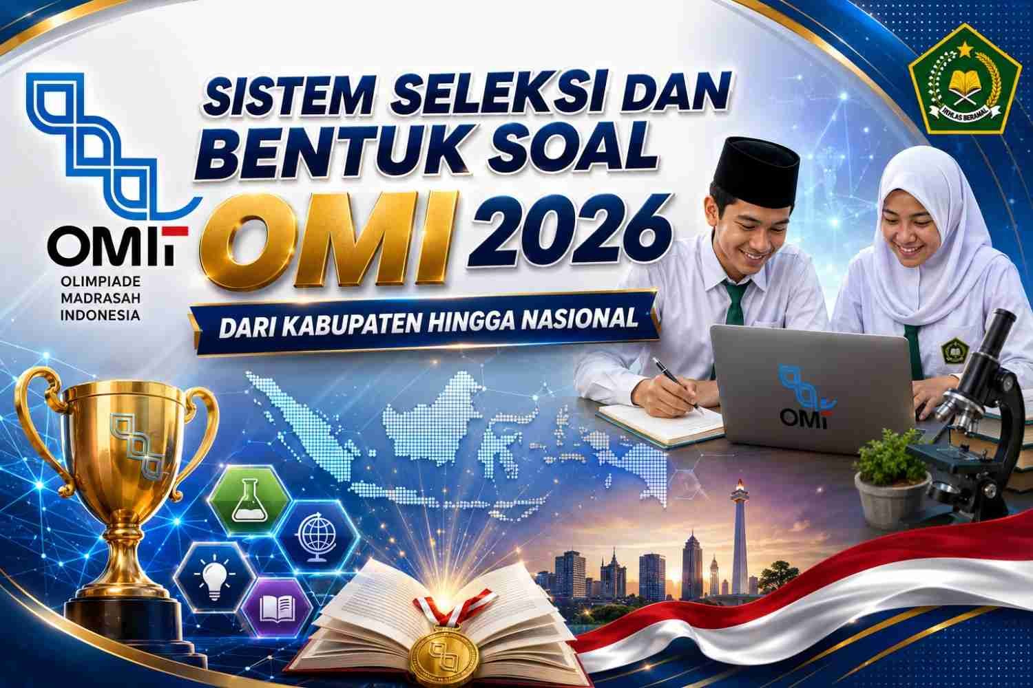 Sistem Seleksi dan Bentuk Soal OMI 2026 dari Kabupaten hingga Nasional